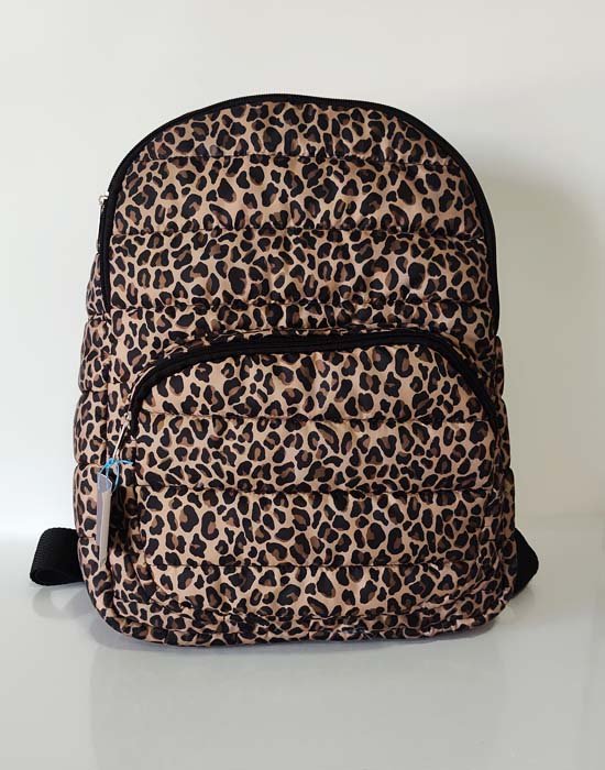 Mochila Puffer Animal Print