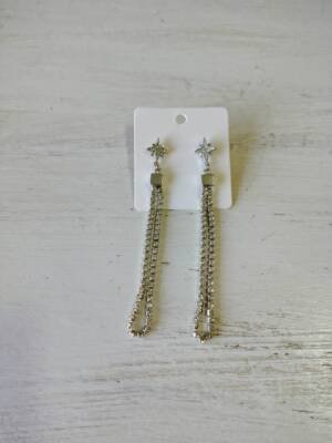 AROS FIESTA DOBLE TIRA STRASS CON DETALLE DE ESTRELLA