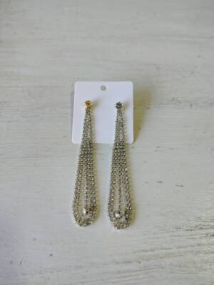 AROS DE FIESTA TIRAS STRASS DETALLE PIEDRA