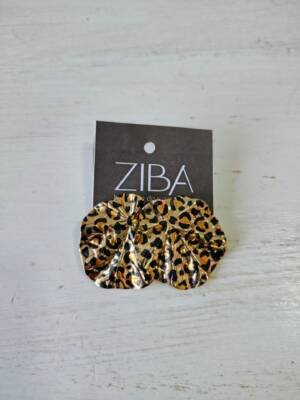 AROS CHAPON REDONDO ANIMAL PRINT