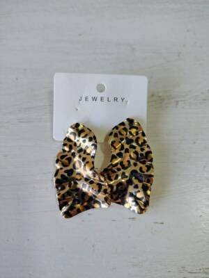 AROS CHAPON  ANIMAL PRINT